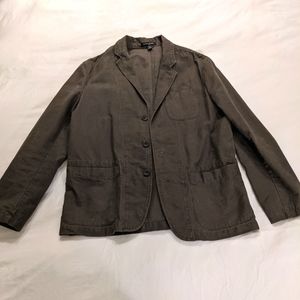 Men's Banana Republic Olive Blazer 42R